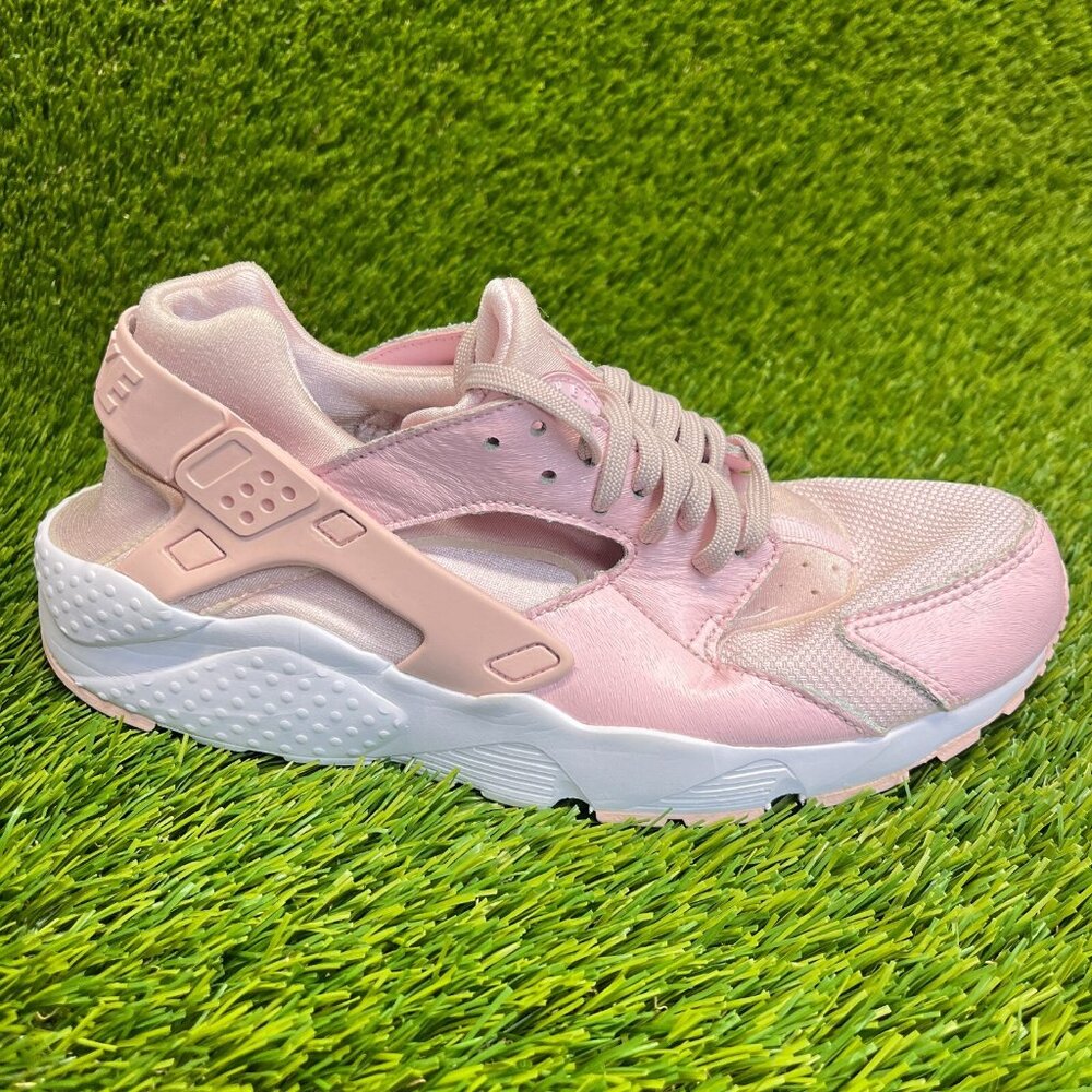 Nike Air Huarache Run SE Girls Size 6.5Y Pink Running Walking Shoes Sneakers